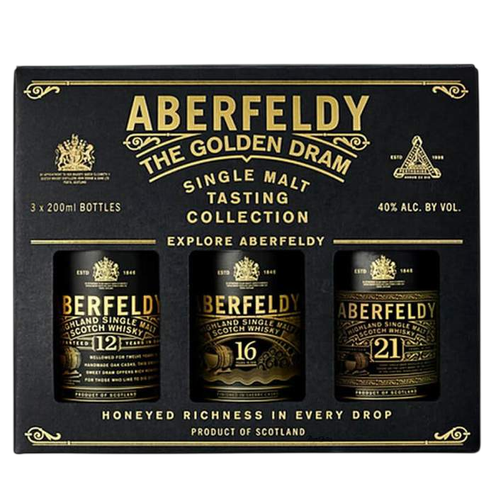 Aberfeldy 3 Pack 200ml 12, 16, & 21 Year 200ml