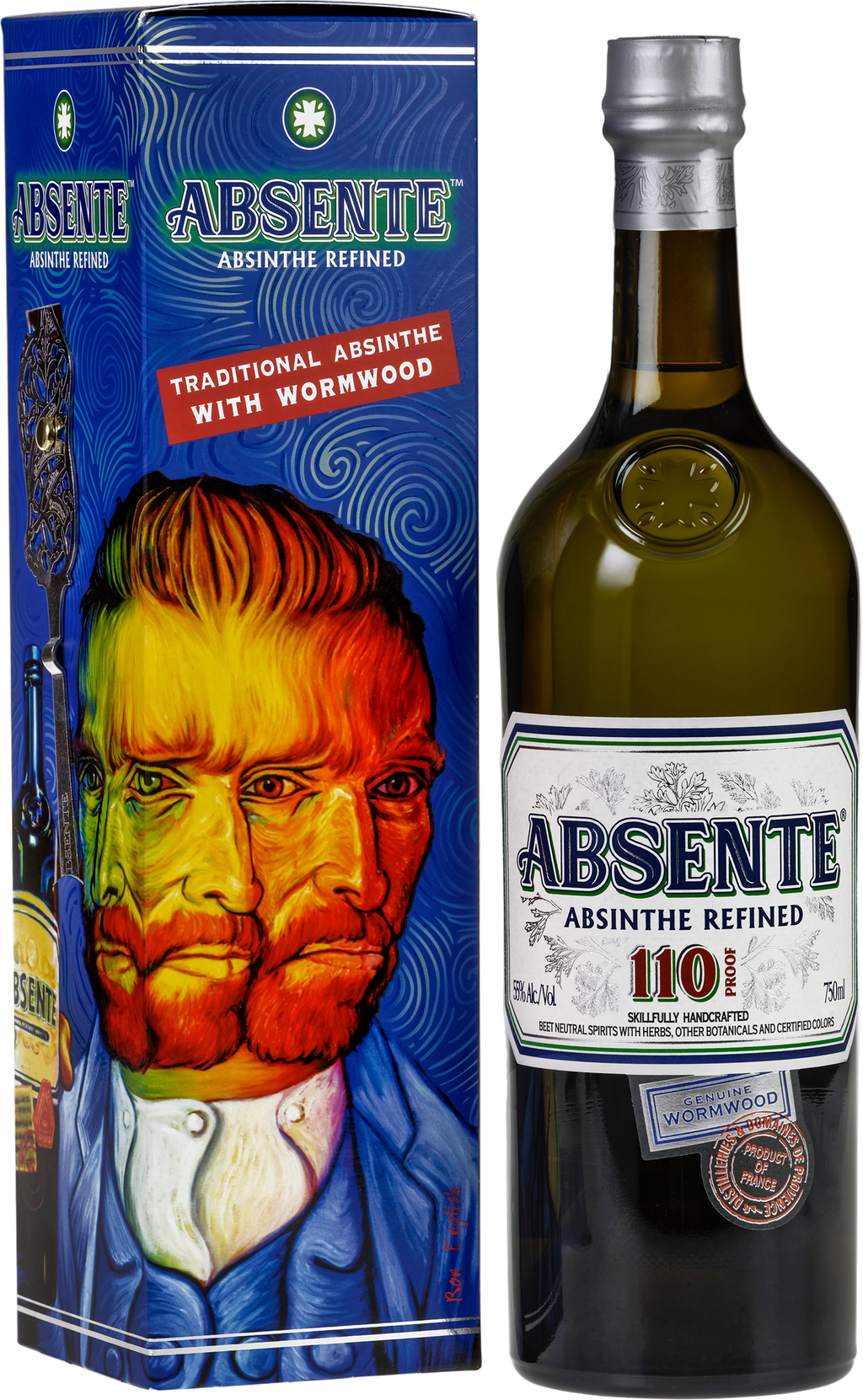 Distilleries de Provence Absente 100 Proof Liqueur aux Plantes d'Absinthe 750ml