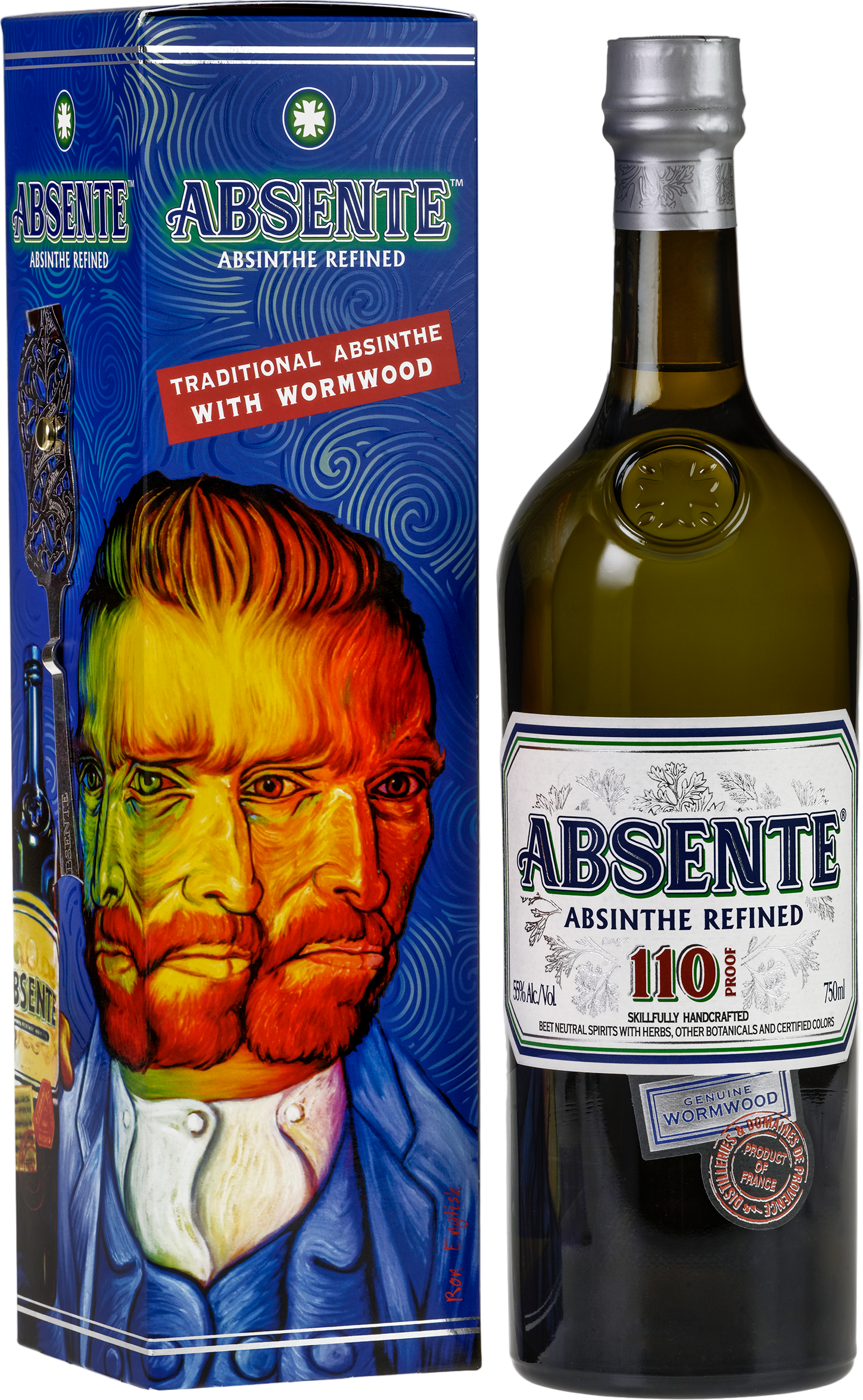 Distilleries de Provence Absente 100 Proof Liqueur aux Plantes d'Absinthe 750ml