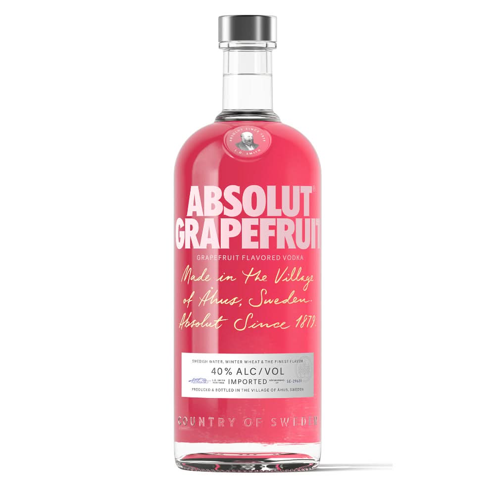 Absolut Grapefruit Flavored Vodka 750ml