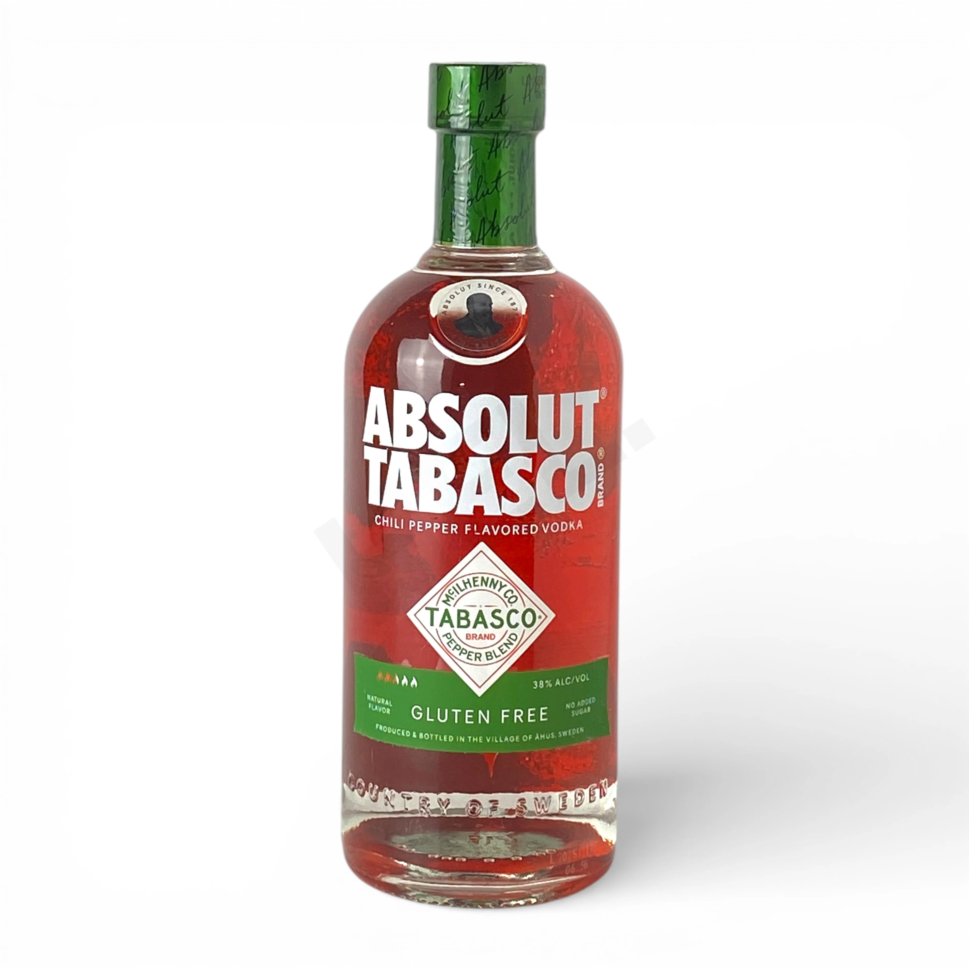 Absolut Tabasco Chili Pepper Flavored Vodka 750ml