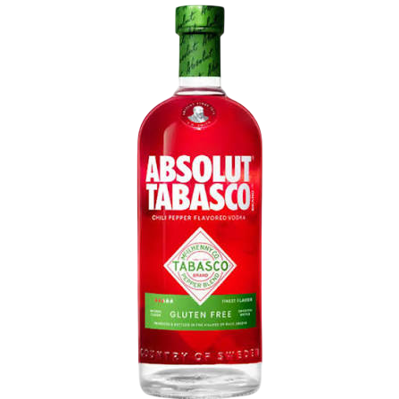 Absolut Tabasco Chili Peper flavored vodka 750ml
