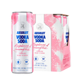 Absolut Vodka Soda Raspberry & Lemongrass (4 Pack) 12oz 355ml