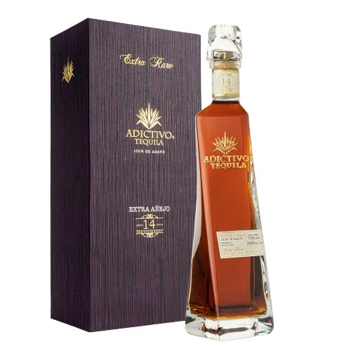 Adictivo Tequila Extra Rare Extra Anejo Edition De Reyes 14 year 750 ML