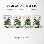 Agave Design Shot Glasses 4-Oz 4-Pack
