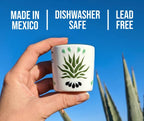 Agave Painted Mezcal Shot Glass 1.6-Oz
