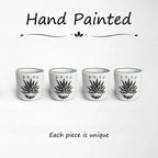 Agave Painted Mezcal Shot Glass 1.6-Oz