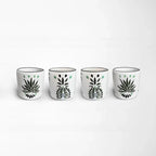 Agave Painted Mezcal Shot Glass 1.6-Oz