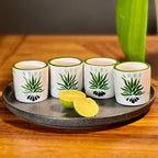 Agave Painted Mezcal Shot Glass 1.6-Oz