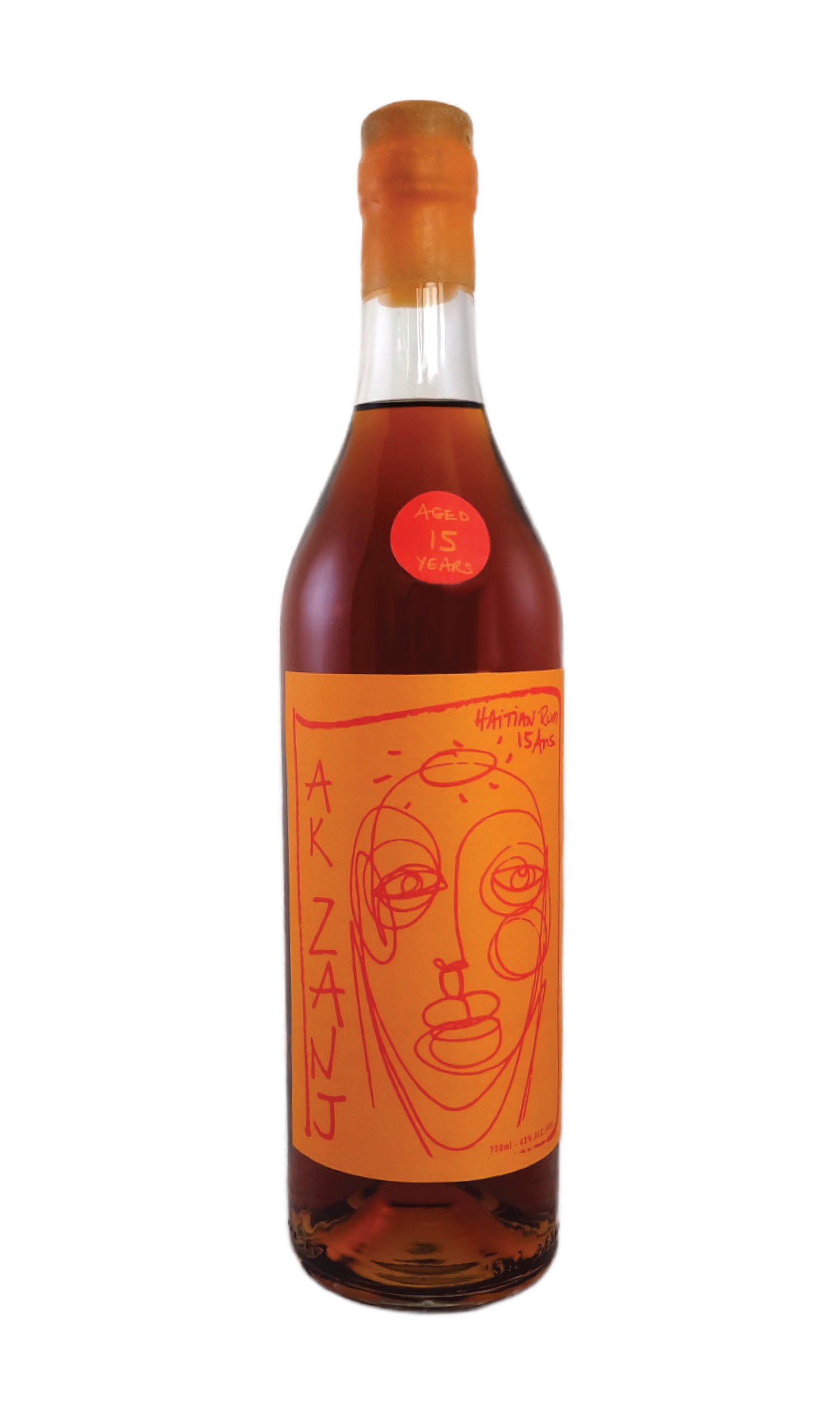Ak Zanj 15 Year Old Haitian Rum 750ml
