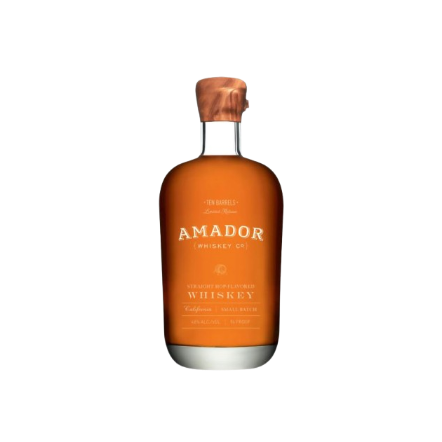 Amador Whiskey Co Limited Release Ten Barrels Small Batch Straight Hop-Flavored 750 ml