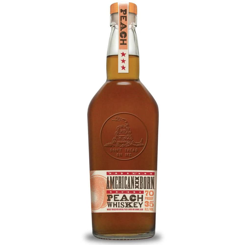 American XXX Born Peach Whiskey 750ml