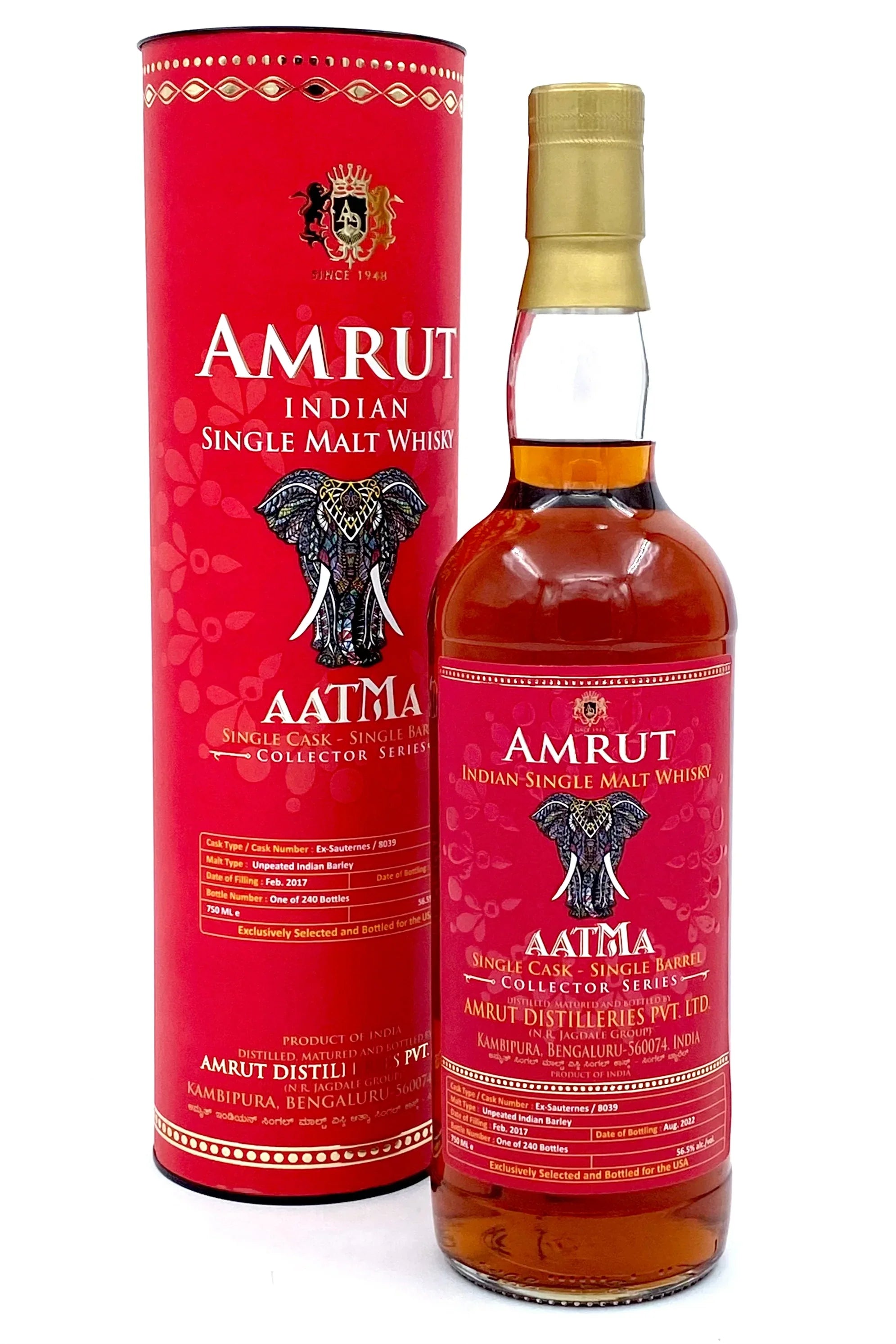 Amrut Aatma 75th Anniversary Collector Edition Single Malt Whisky 750ml