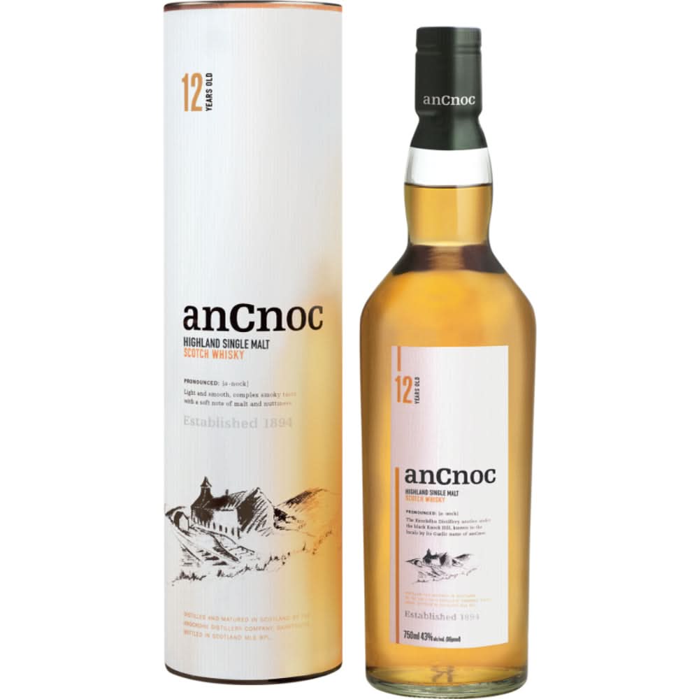 Knockdhu anCnoc 12 Year Old Single Malt Scotch Whisky 750ml
