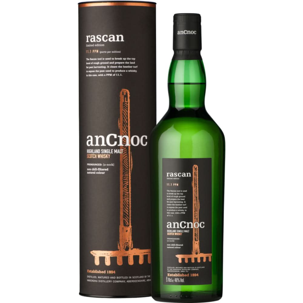 Knockdhu anCnoc Rascan Single Malt Scotch Whisky 750ml