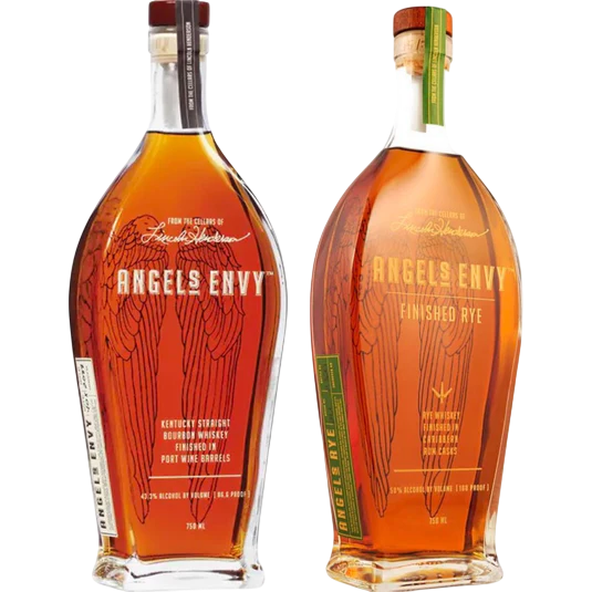 Angels Envy Bourbon and Rye Gift Pack 375 ml