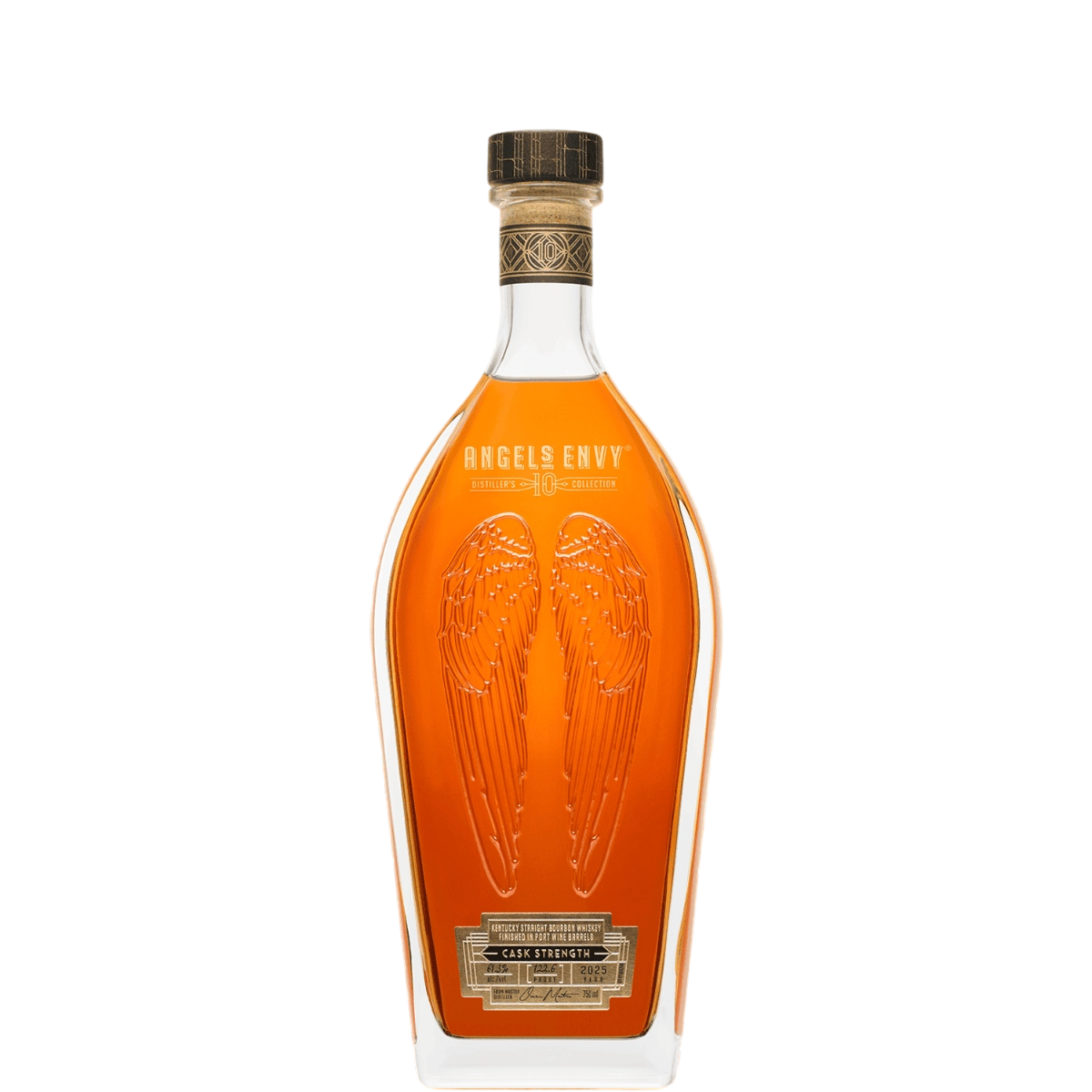 Angels Envy Kentucky Straight Bourbon Whiskey Cask Strength  Year 2025 10 year 750 ml