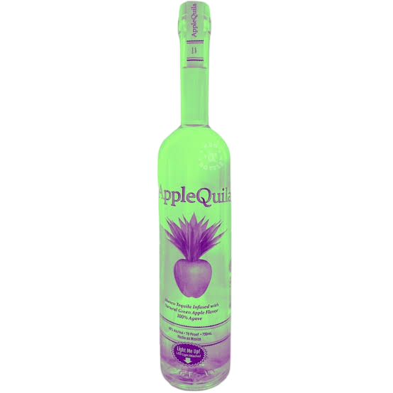AppleQuila Blanco Tequila  Infused With Natural Green Apple Flavor 750 ml