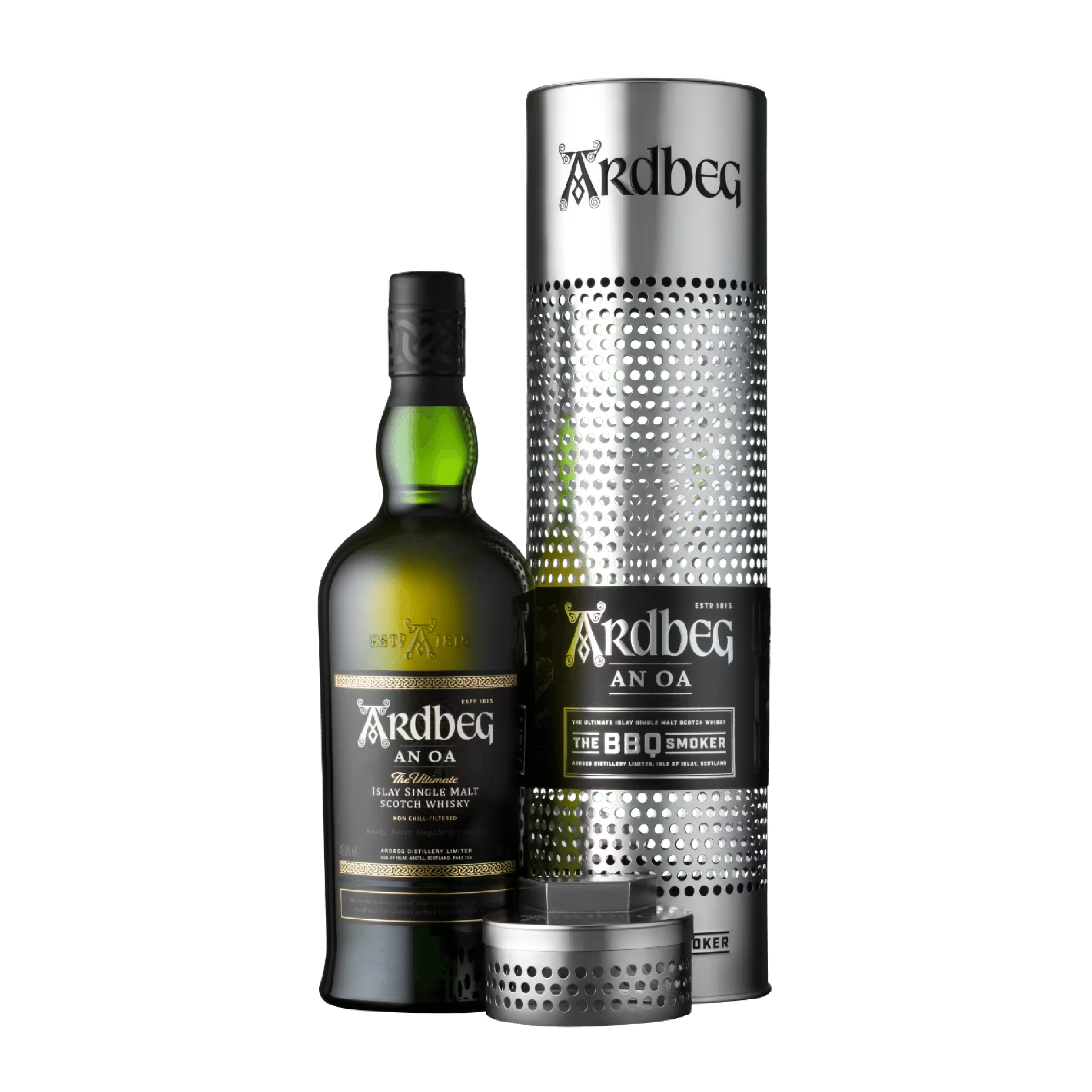 Ardbeg An Oa 93.2 Proof Single Malt Scotch Whisky with BBQ Smoker 750ml