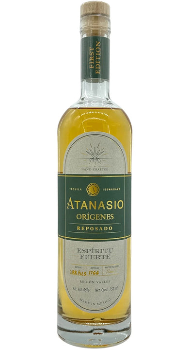 Atanasio 'Origenes' Espiritu Fuerte Reposado Tequila 750ml