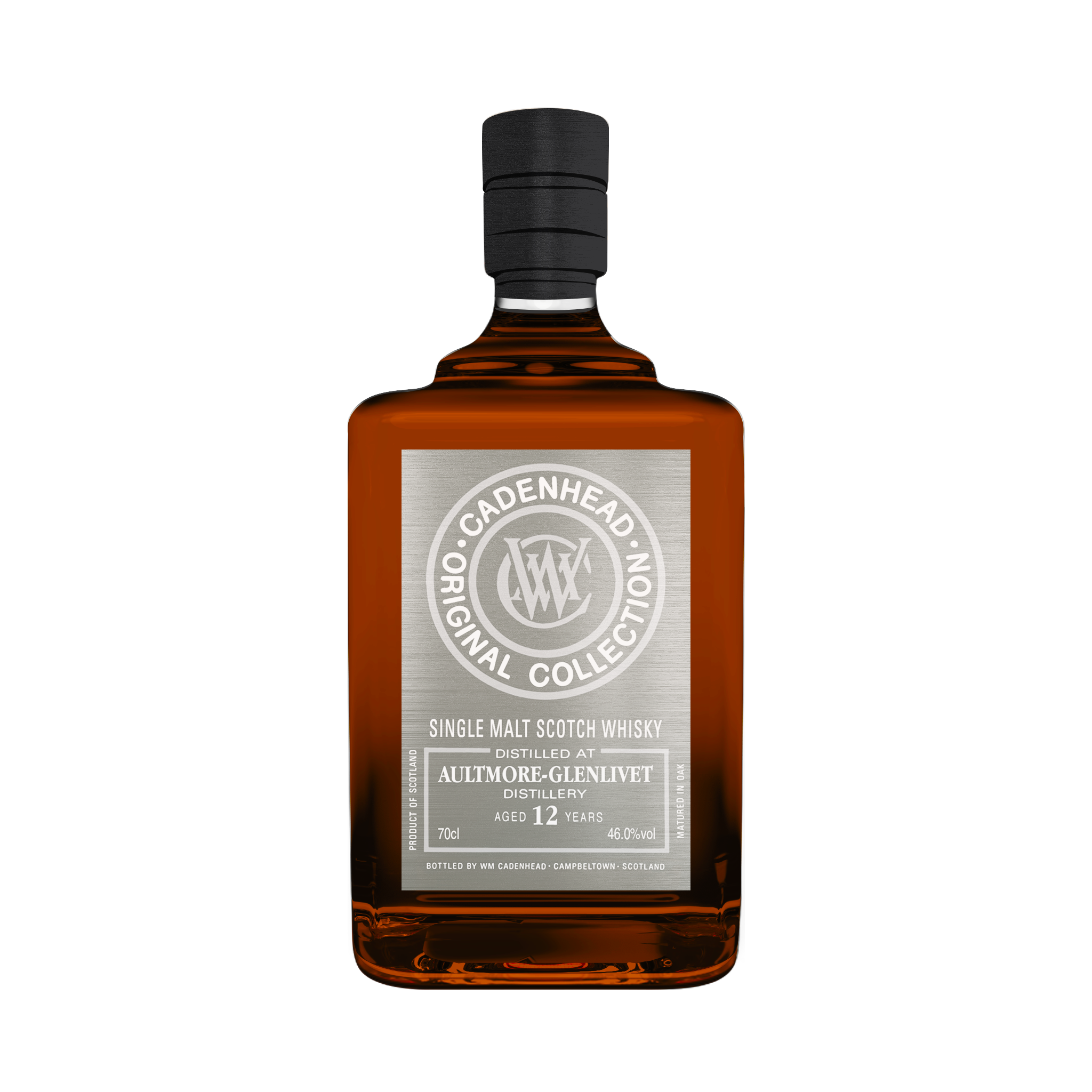 Cadenhead's Original Collection Aultmore-Glenlivet 12 Year Old Single Malt Scotch Whisky 750ml
