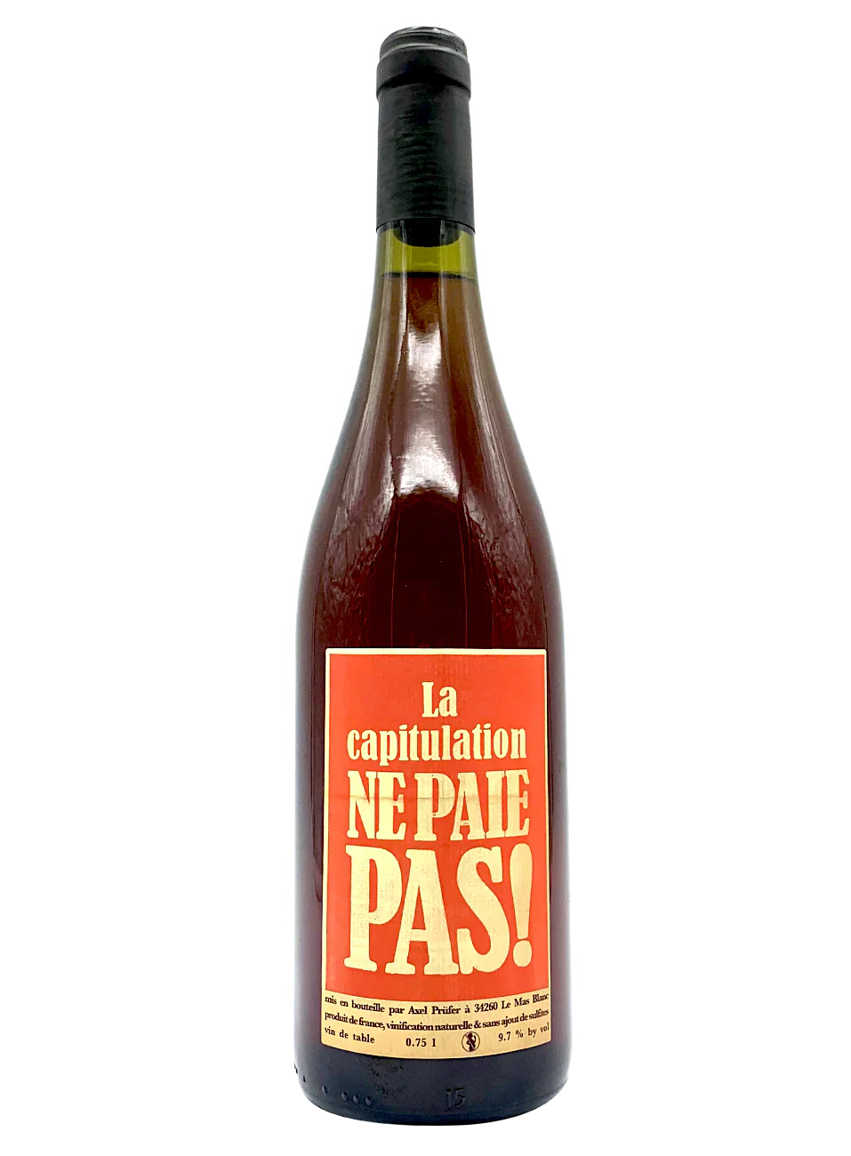 Axel Prufer La Capitulation Ne Paie Pas 750ml