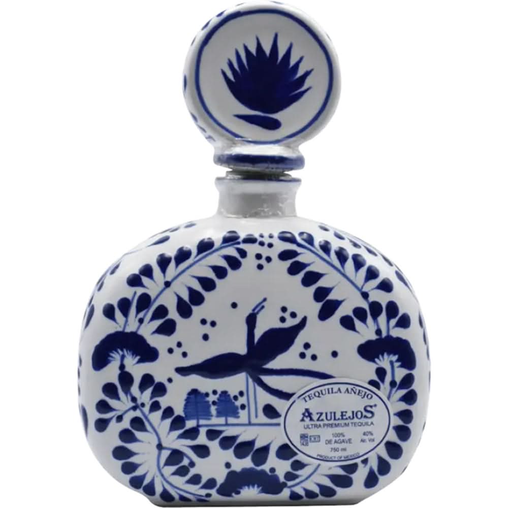 Los Azulejos Talavera Anejo Tequila 750ml
