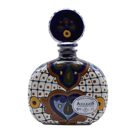 Azulejos Talavera Añejo Bottle #2 (Brown) 750 ml
