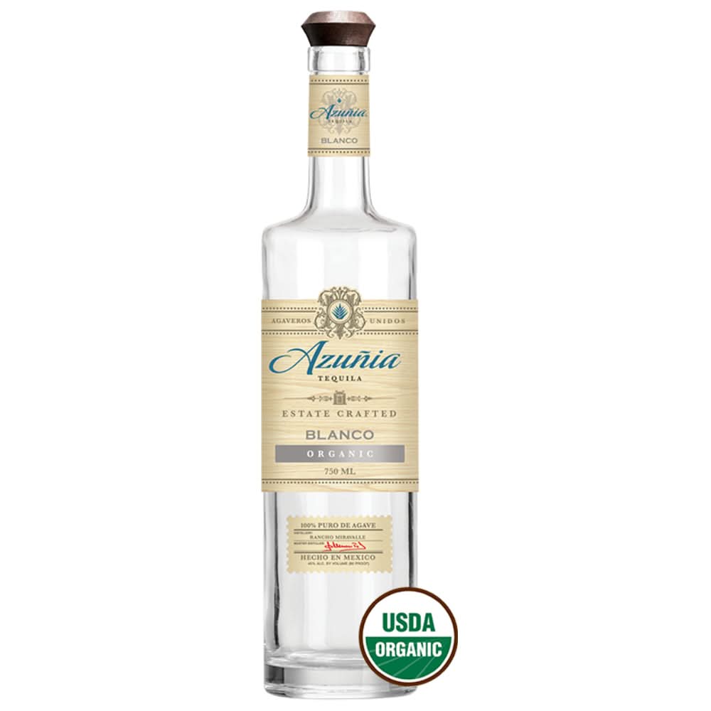 Azunia Platinum Organic Blanco Tequila 750ml