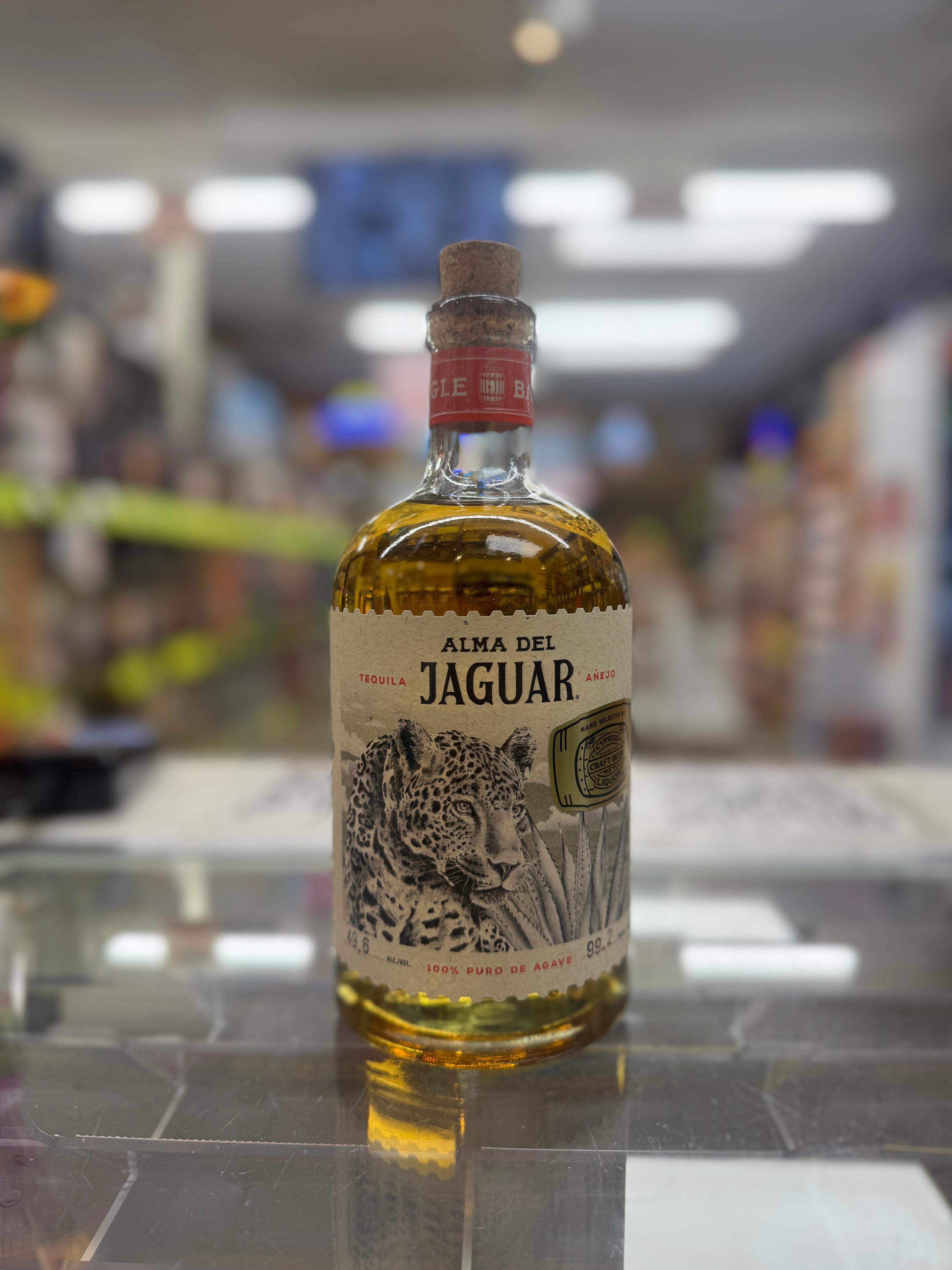 Alma Del Jaguar Single Barrel Cypress Craft Anejo Tequila