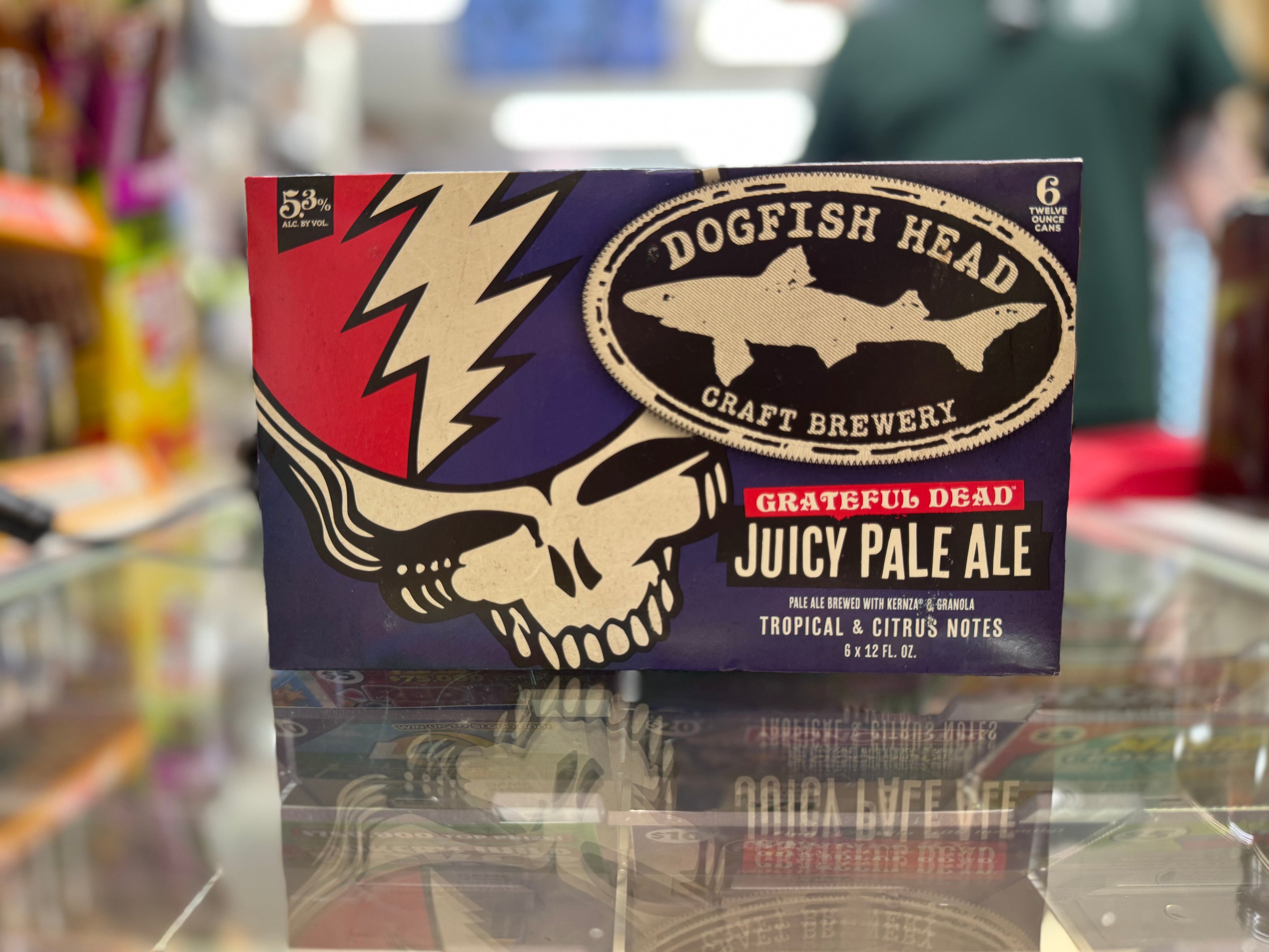 Dogfish Head The Grateful Dead Juicy Pale Ale Beer 12-Oz 6-Pack