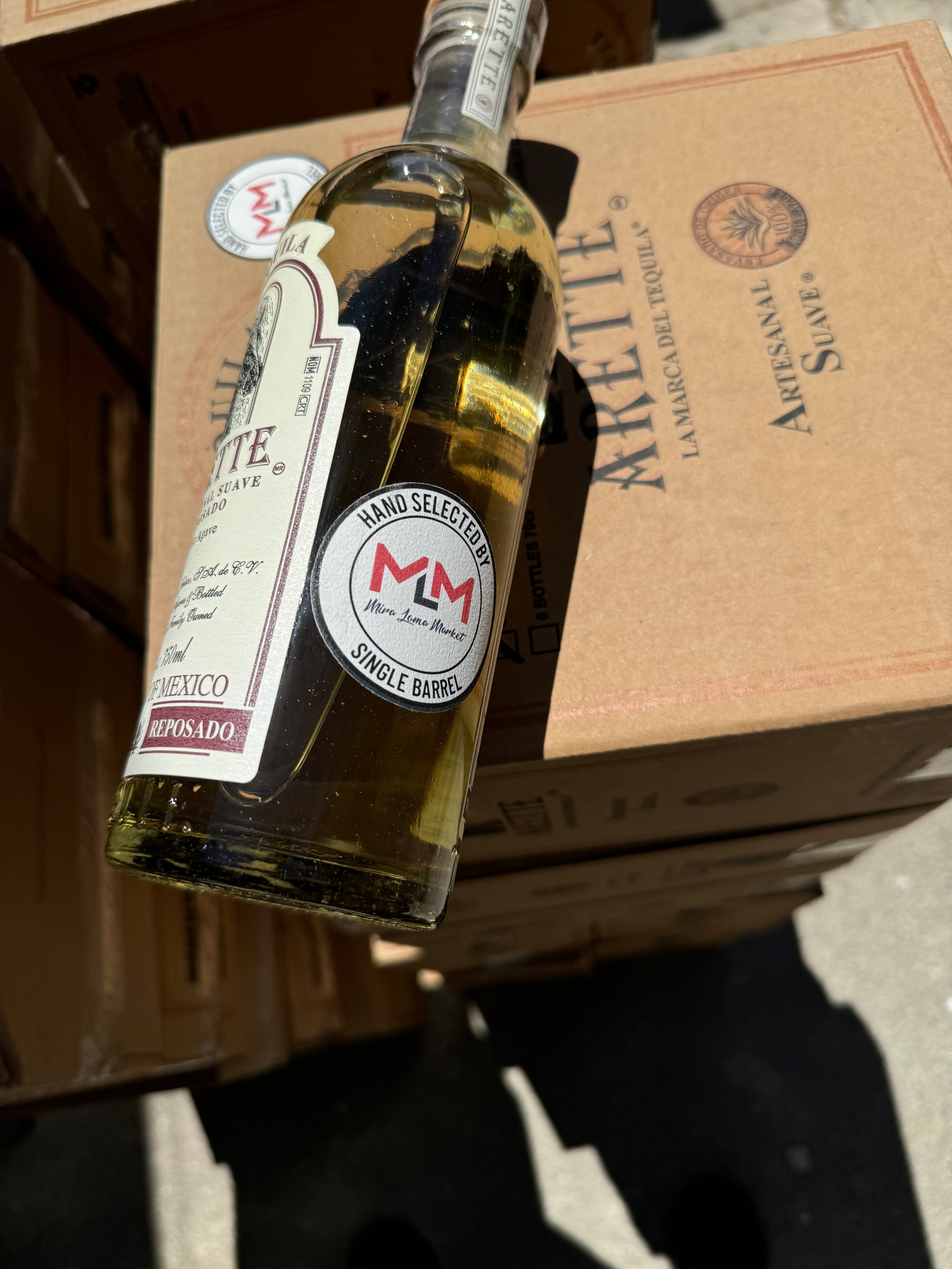 Arette Single Barrel MLM Exclusive Reposado Tequila 750ml