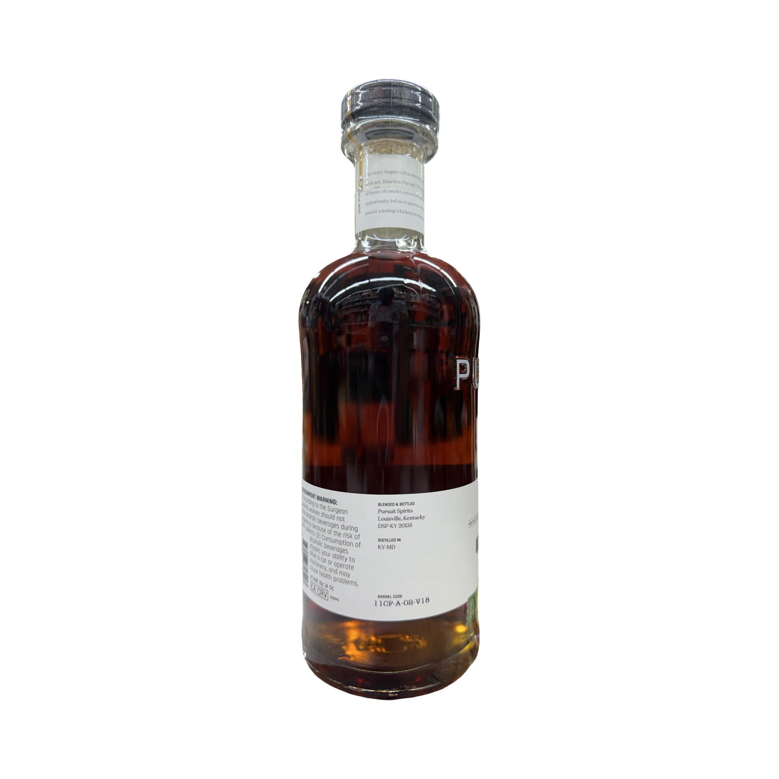 Pursuit Spirits United Double Oak EL Cerrito Store Pick Rye Whiskey (Barrel Code 11CF)