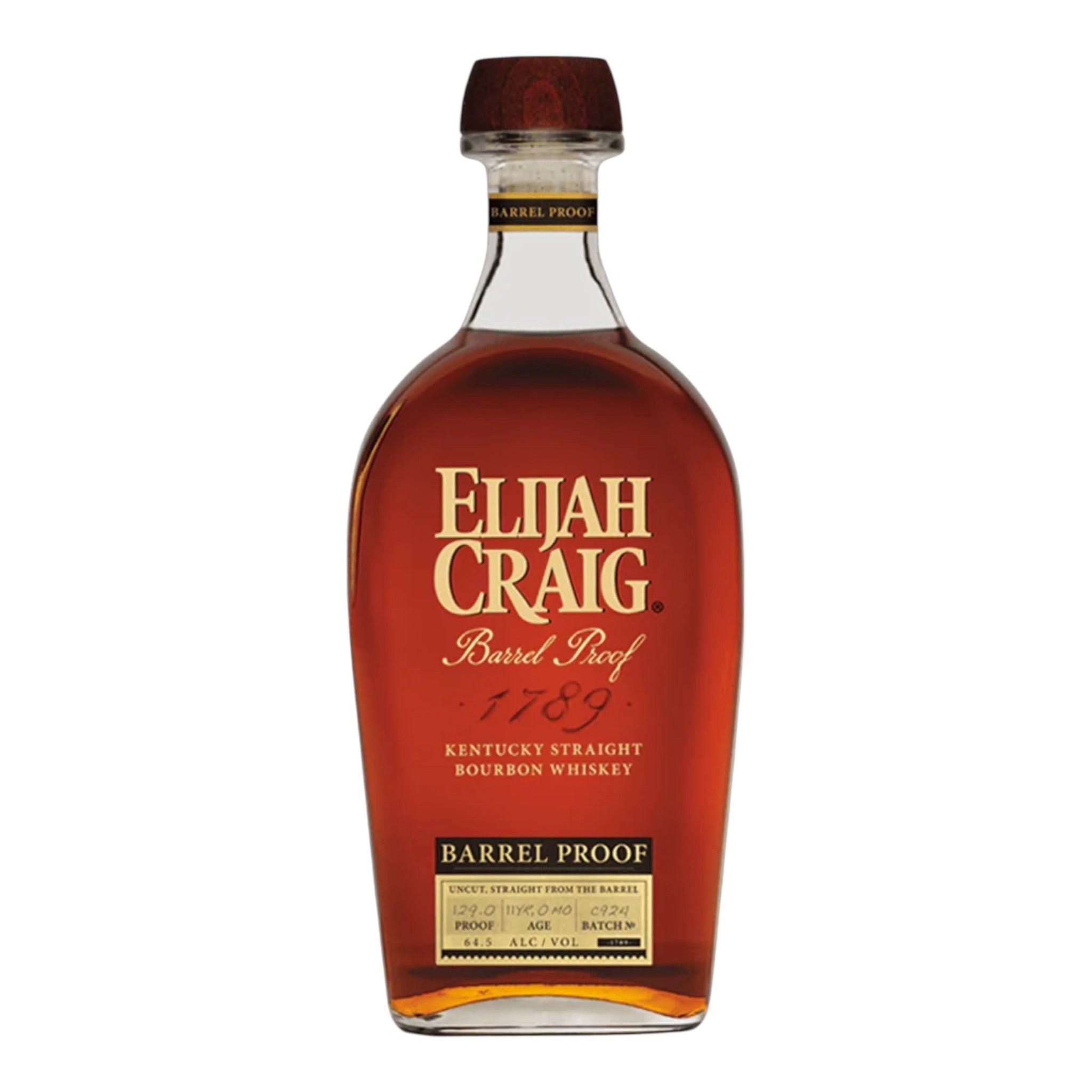 Elijah Craig Small Batch Barrel Proof C924 Kentucky Straight Bourbon Whiskey 750ml