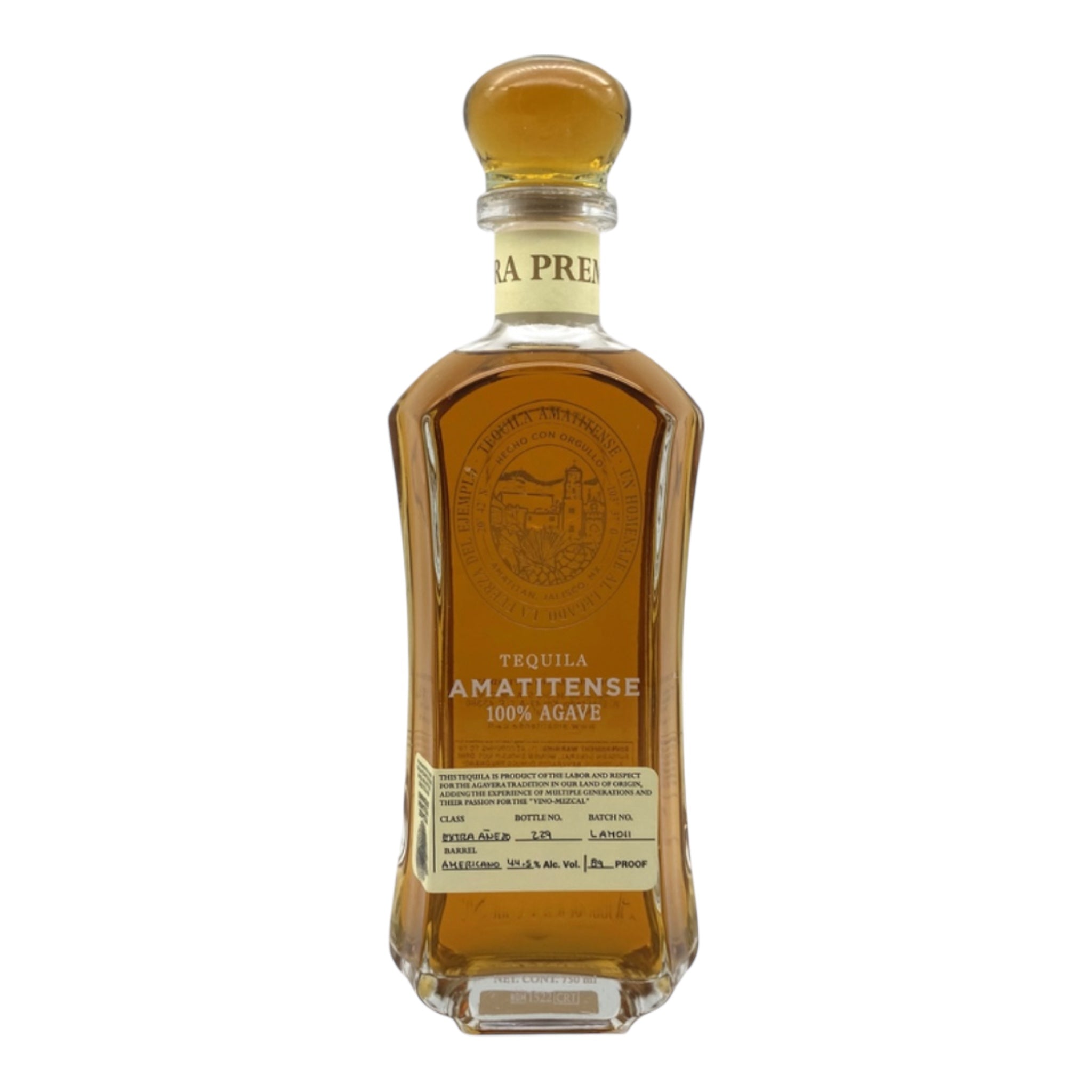 Amatitense Extra Anejo Tequila 750ml