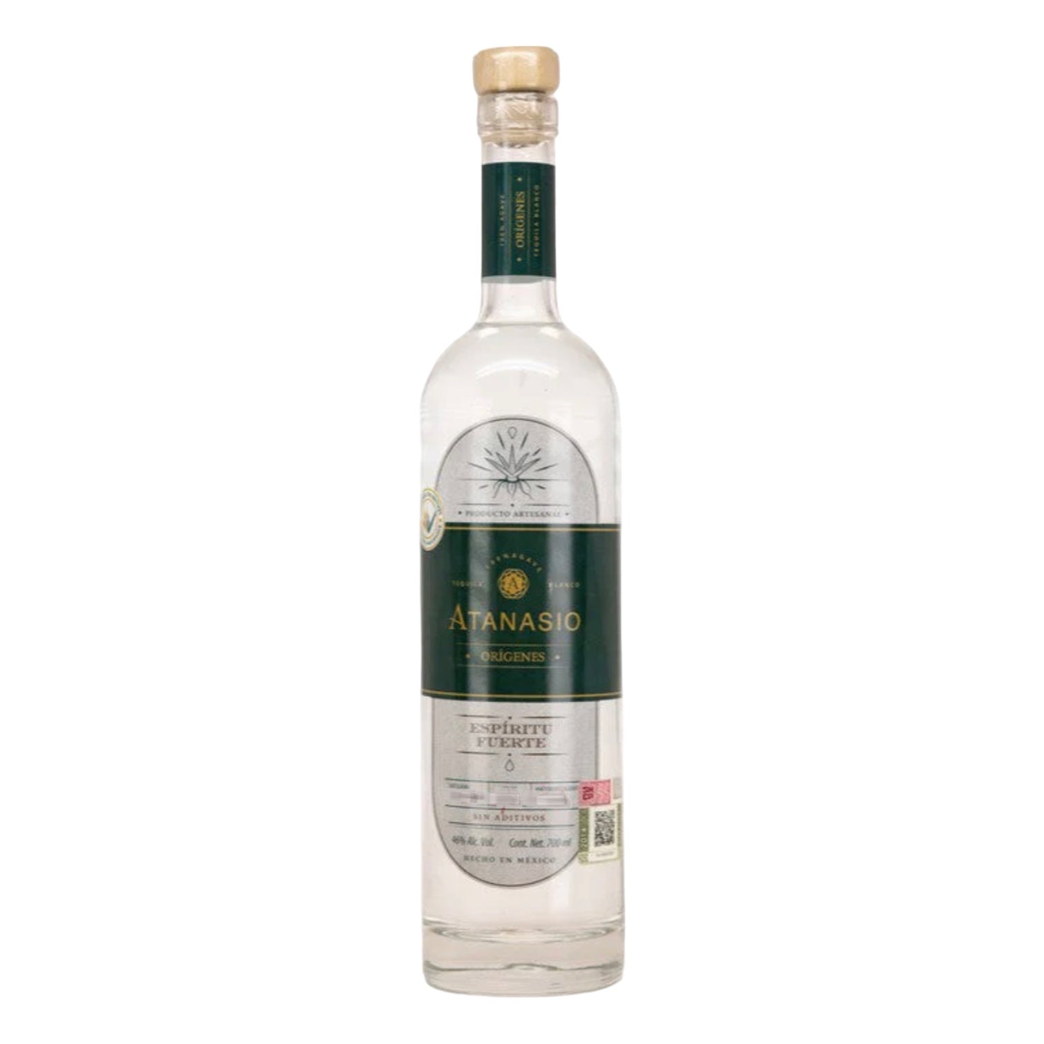 Atanasio Origenes Espiritu Fuerte Blanco Tequila 750ml