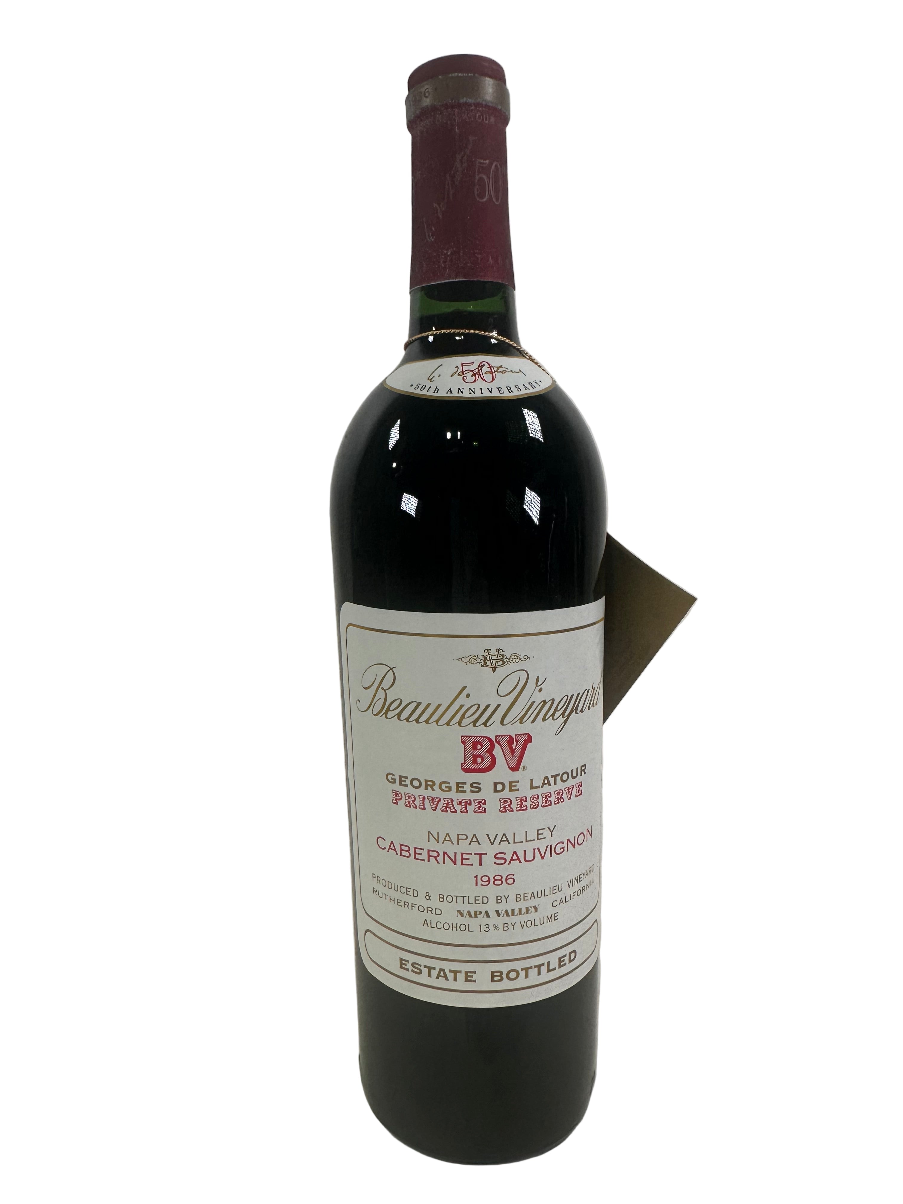 1989 Beaulieu Vineyard BV Georges de Latour Private Reserve Cabernet Sauvignon 750ml