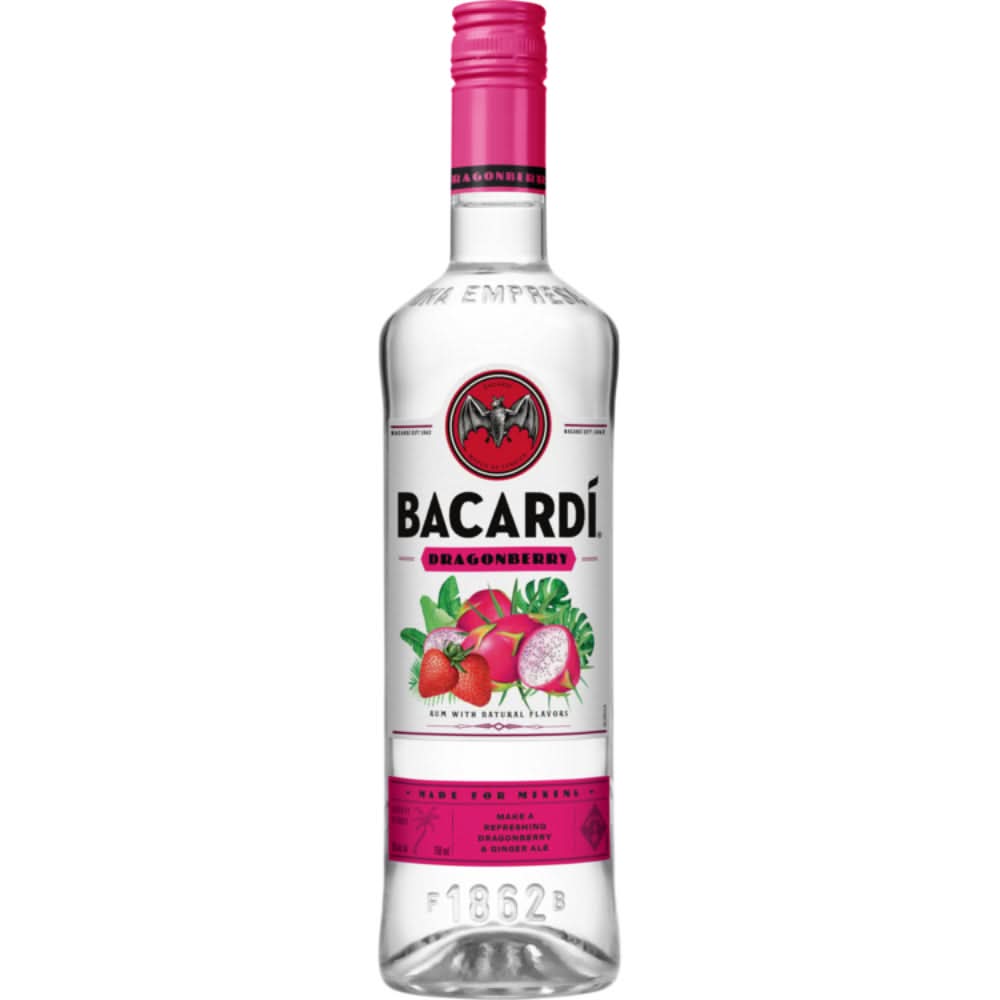 Bacardi Dragon Berry Flavored Rum 750ml