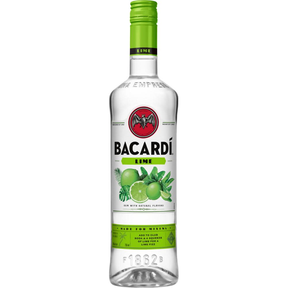 Bacardi Lime Flavored Rum 750ml
