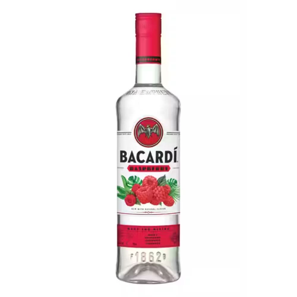 Bacardi Raspberry Flavored Rum 750ml