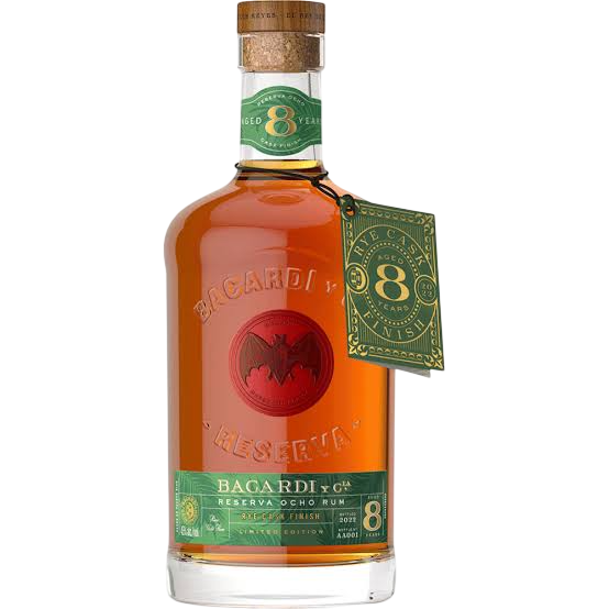 Bacardi Reserva Ocho Rum Rye  Cask Finish 8 year 750ml