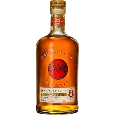 Bacardi YCLA Reserva Ocho Rare Gold Rum 8 year 750 ml