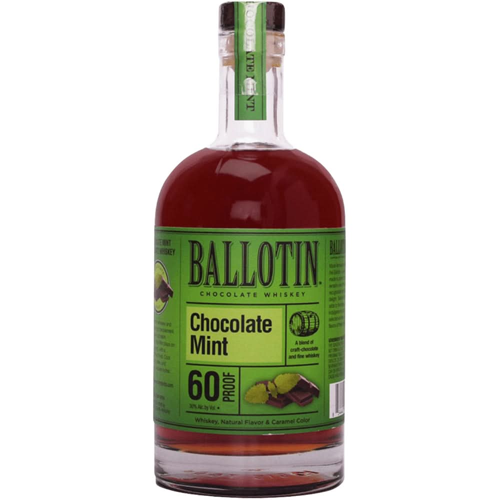 Ballotin Chocolate Mint Chocolate Whiskey 750ml