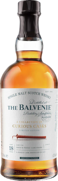 Balvenie A Collection of Curious Casks French Pineau Cask Finish 18 Year Old Single Malt Scotch Whisky 750ml