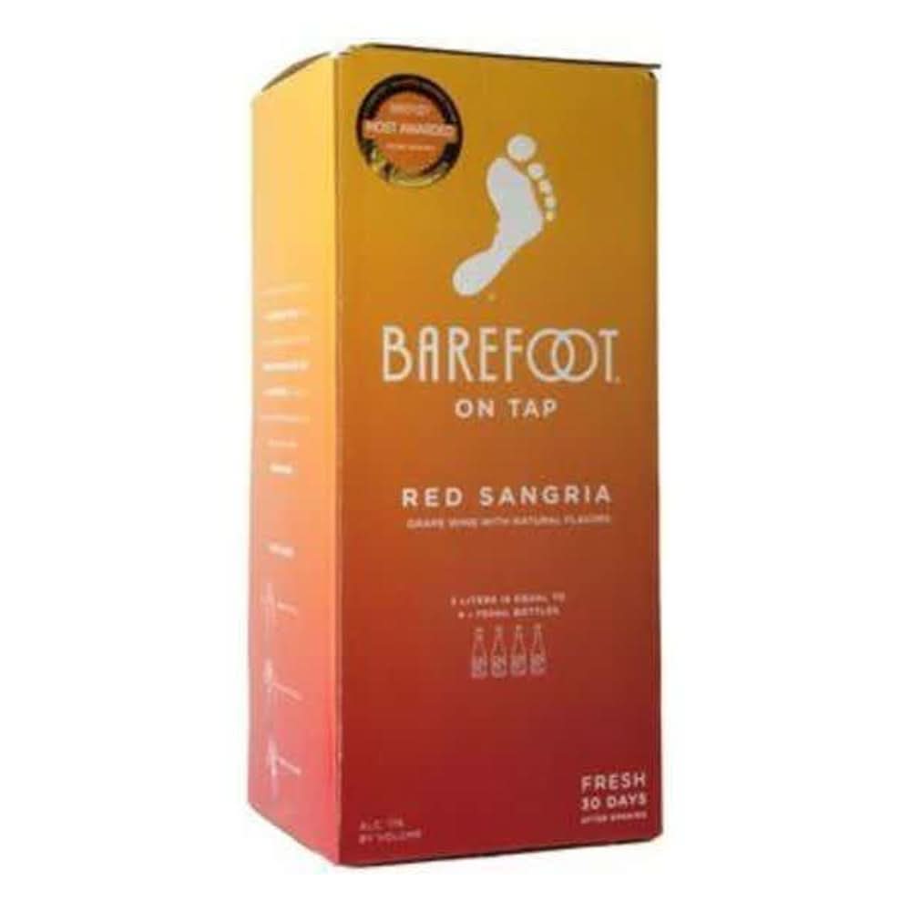 Barefoot On Tap Red Sangria 750ml