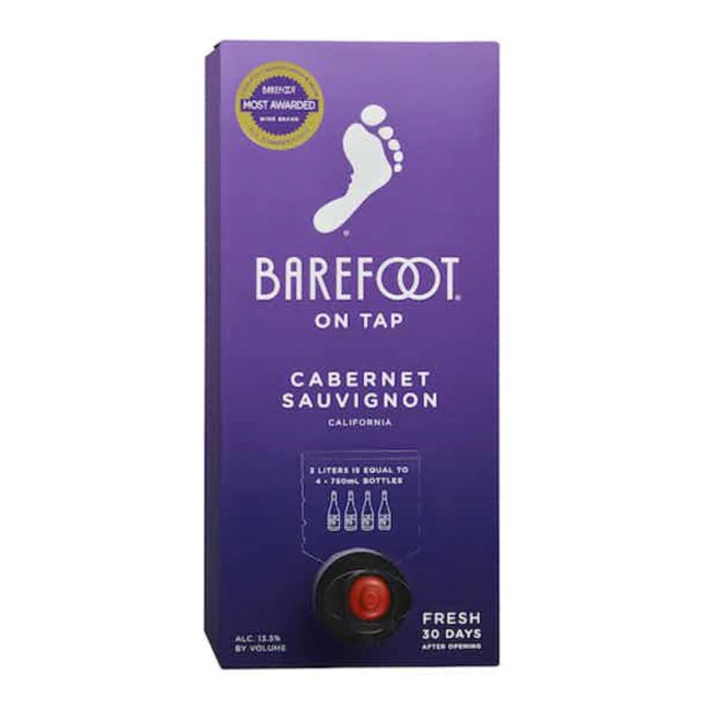 Barefoot On Tap Cabernet Sauvignon 750ml