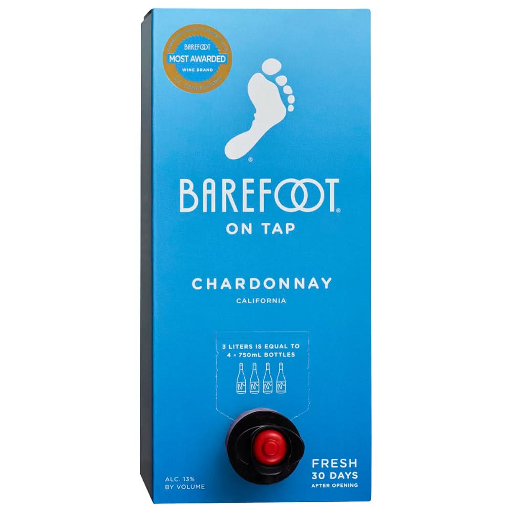Barefoot On Tap Chardonnay 750ml