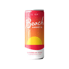 Beach Whiskey Co Watermelon Peach (4 pack) 355 ml