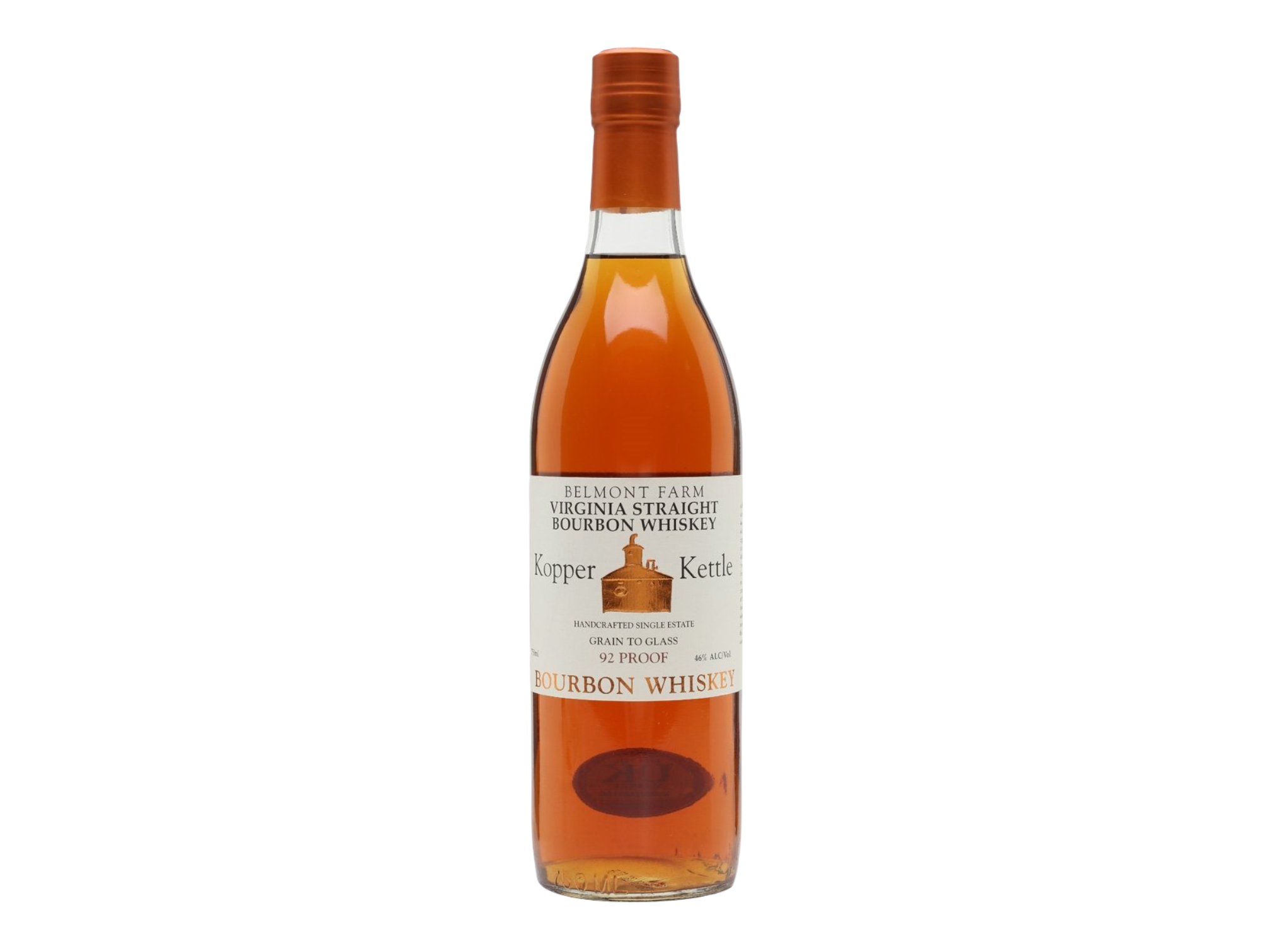 Belmont Farm Distillery Kopper Kettle Straight Bourbon Whiskey 750ml