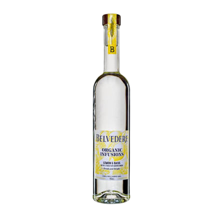 Belvedere Organic Infusions Lemon & Basil 750 ml